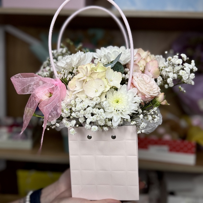 Сумочка с Гортензией Florseason