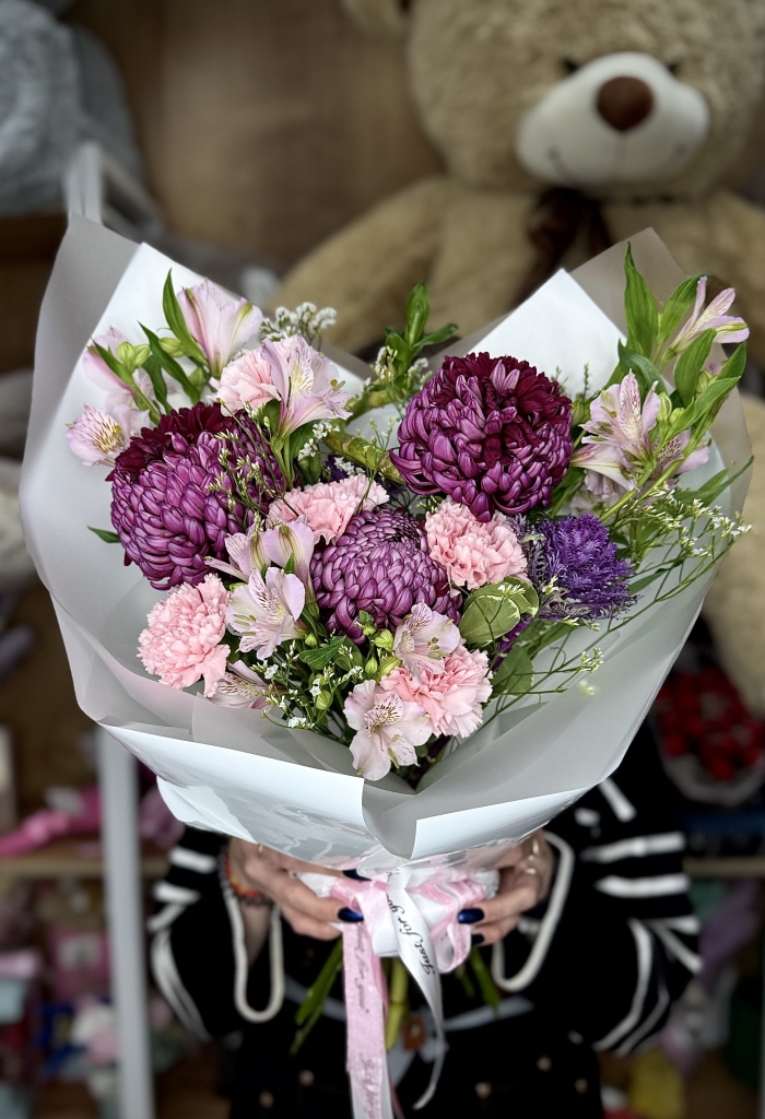 Букет "Нежный Диантус" Florseason